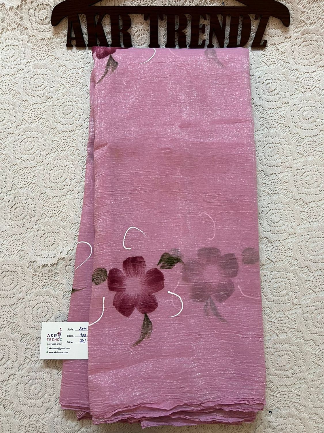 Shimmer chiffon sarees​