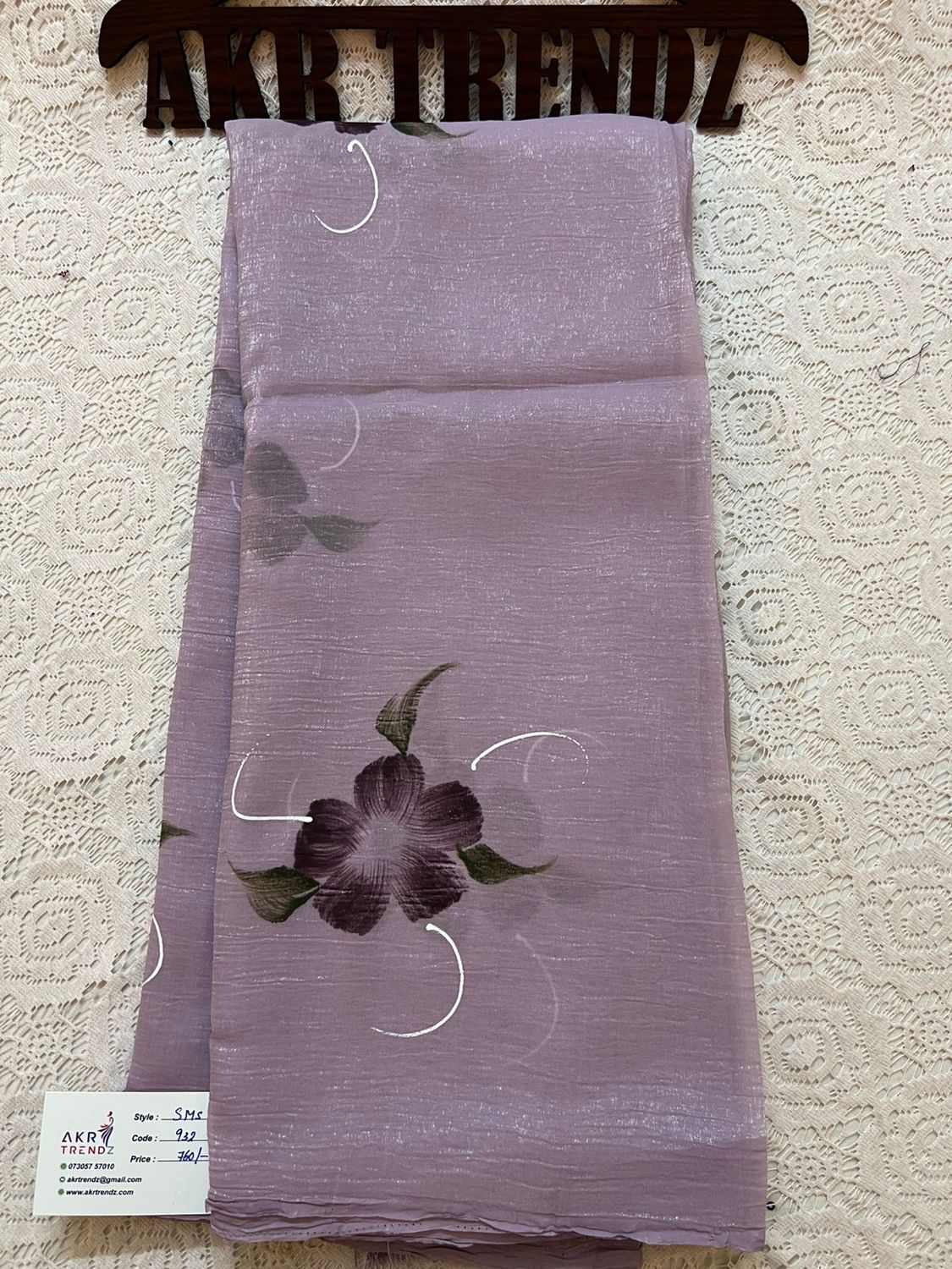 Shimmer chiffon sarees​