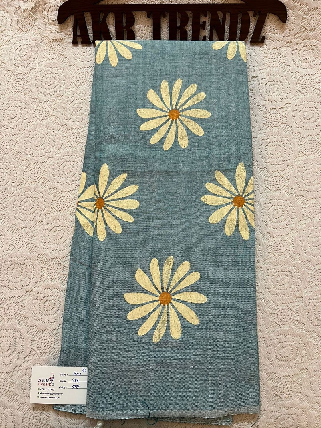 Daisy khadi cotton sarees​