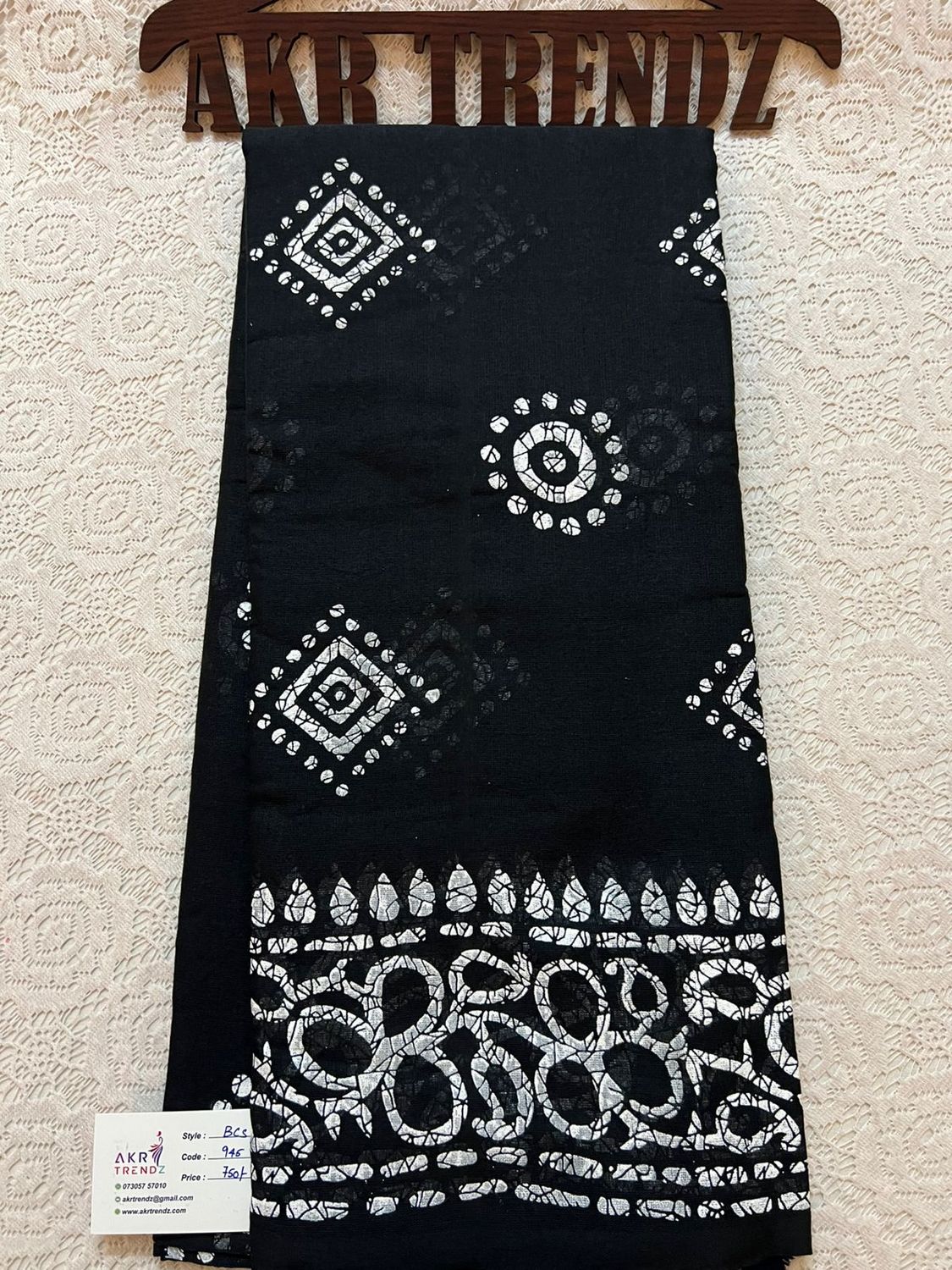 Batik print Khadi cotton sarees​