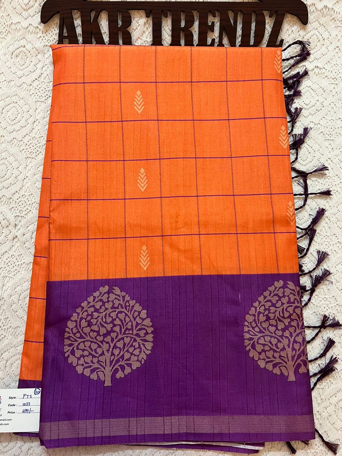 Fancy Tussar silk sarees