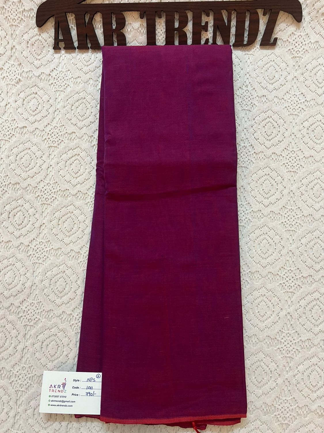 Borderless Naryanpet cotton sarees​