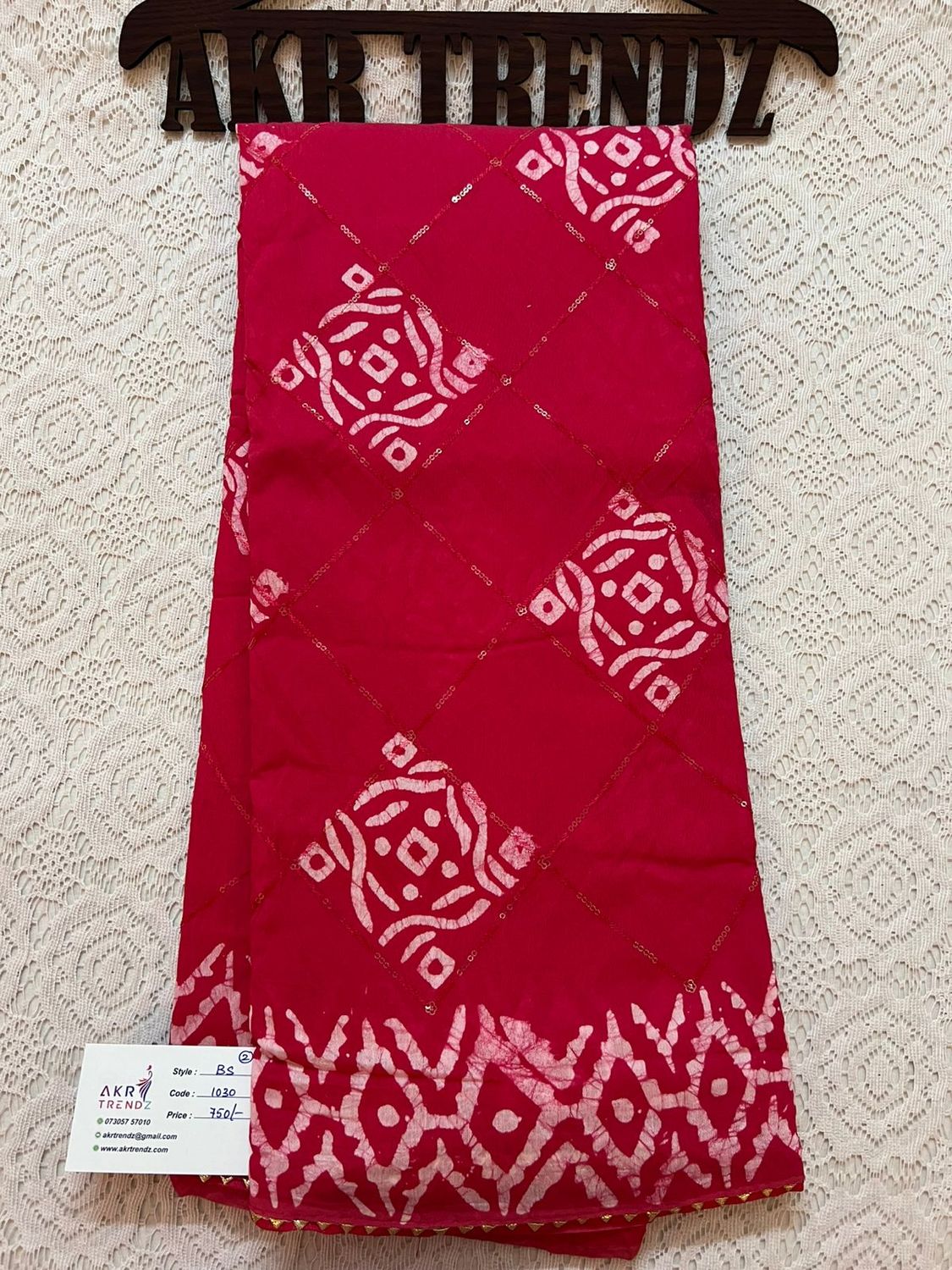 Batik sequence cotton sarees