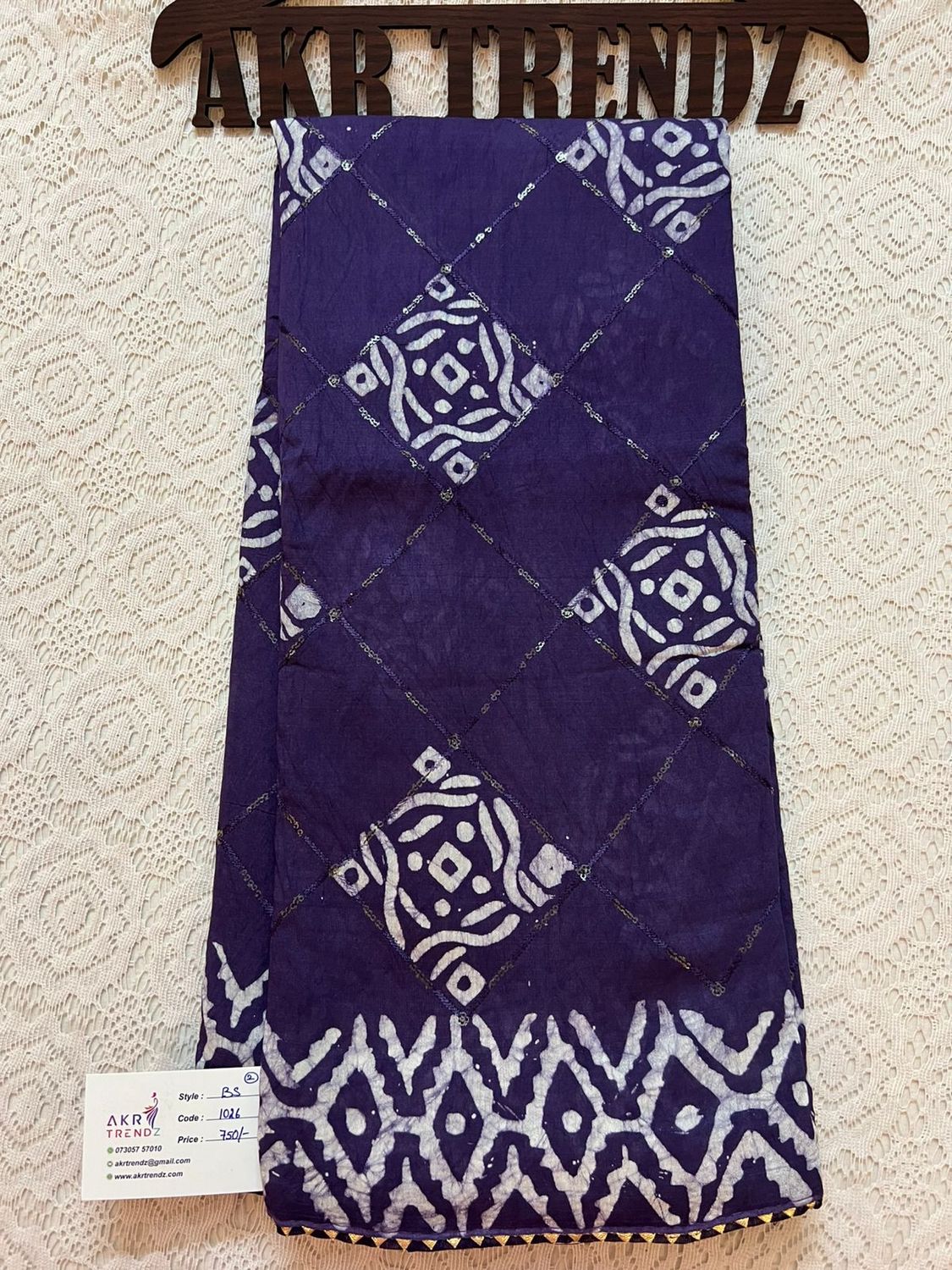 Batik sequence cotton sarees