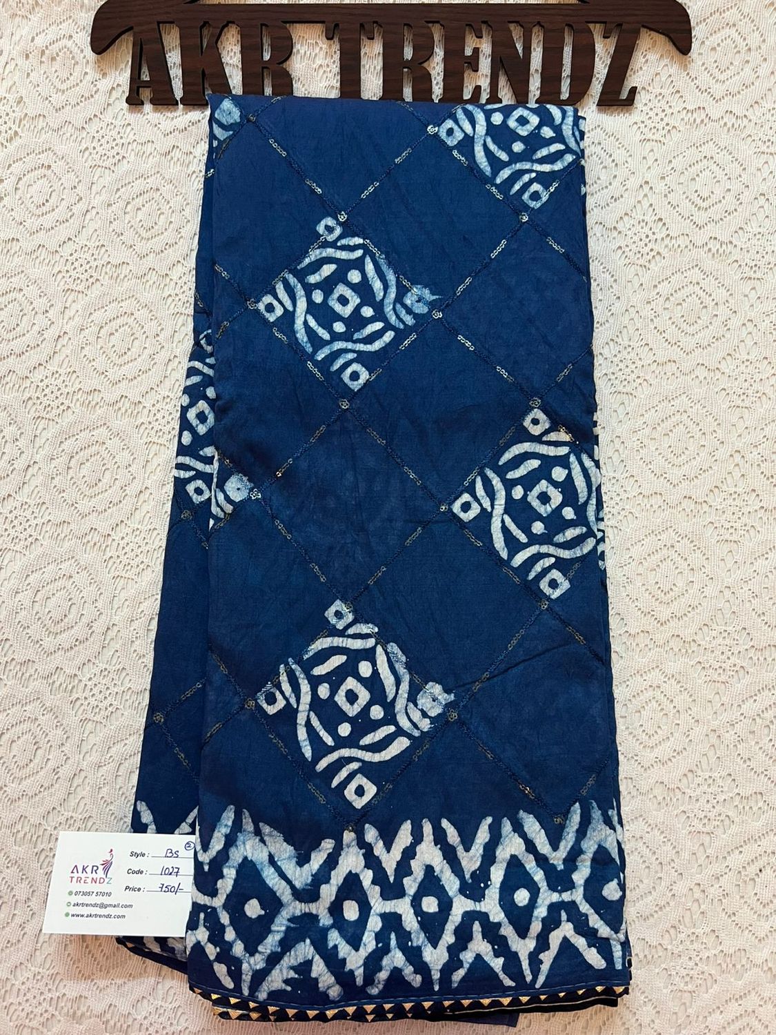 Batik sequence cotton sarees