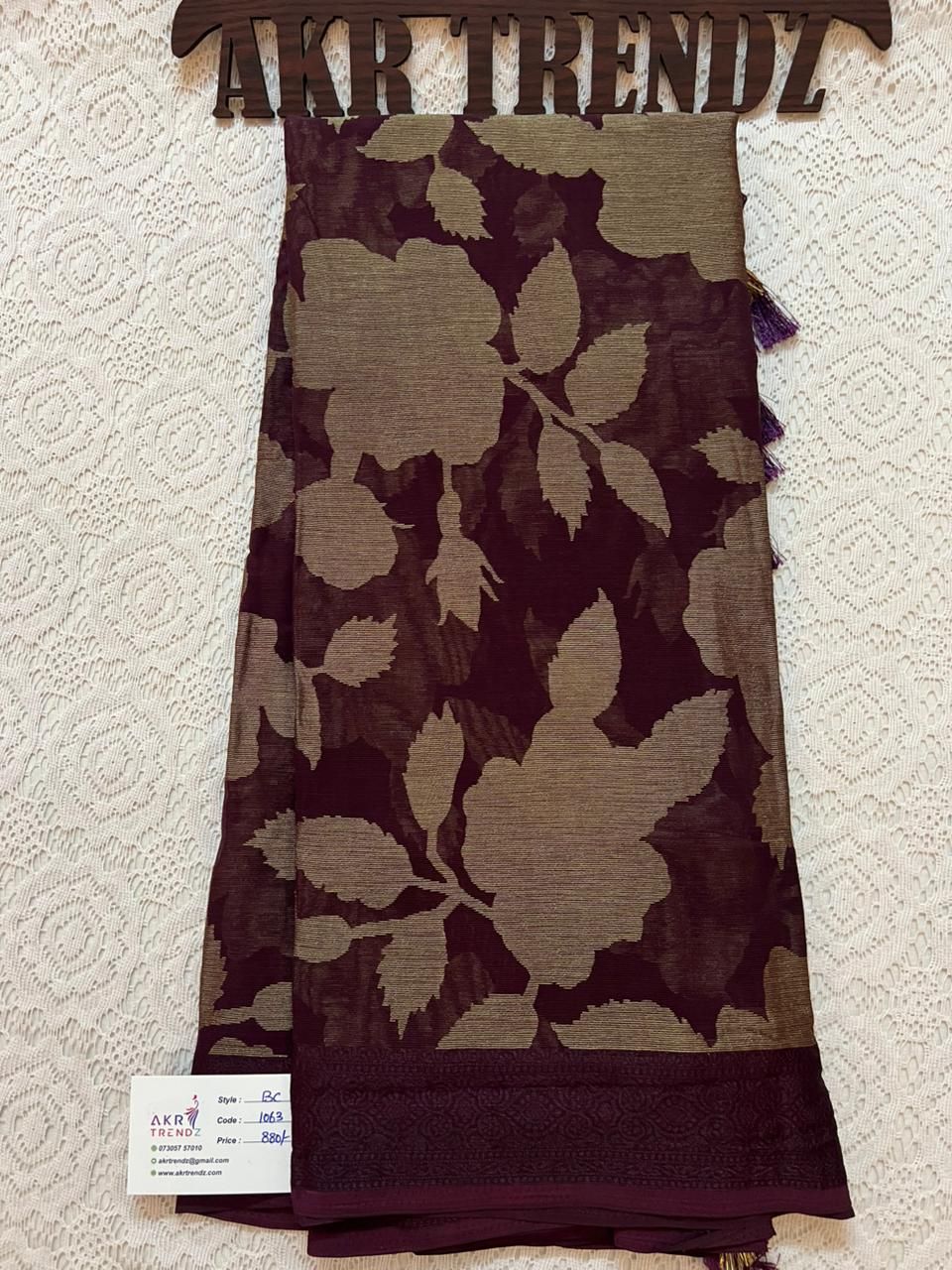 Fancy Brasso sarees​