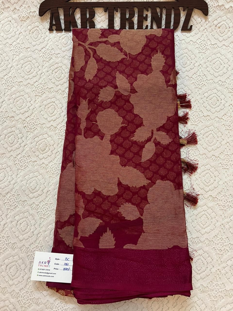 Fancy Brasso sarees​