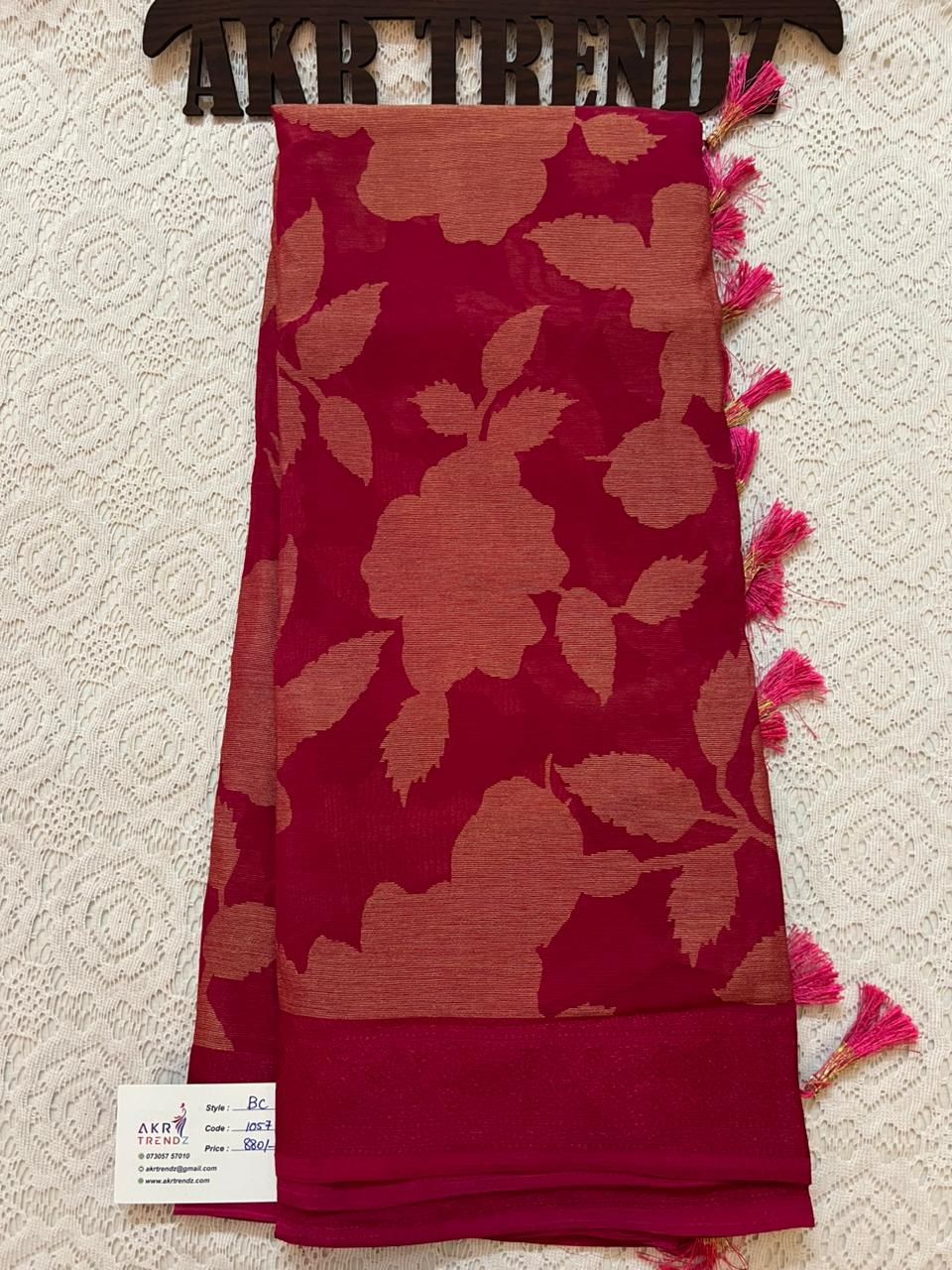 Fancy Brasso sarees​
