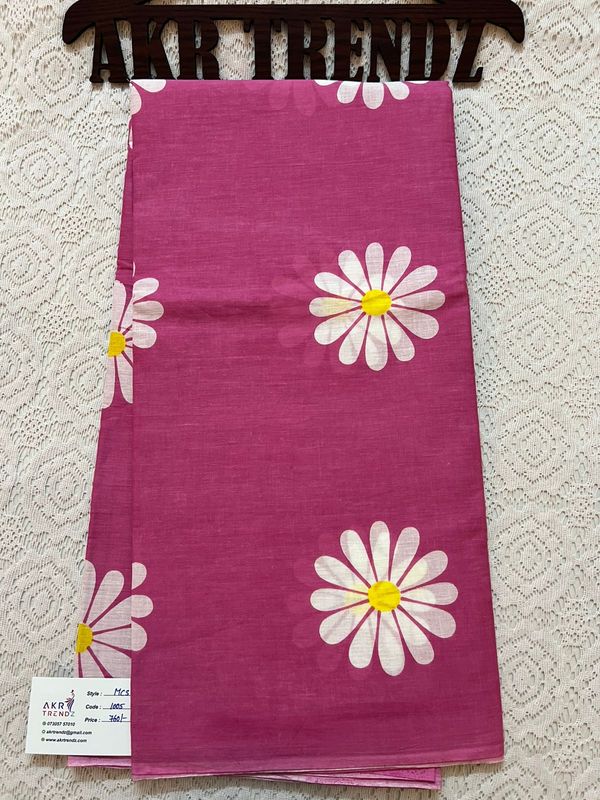 Mul cotton sarees
