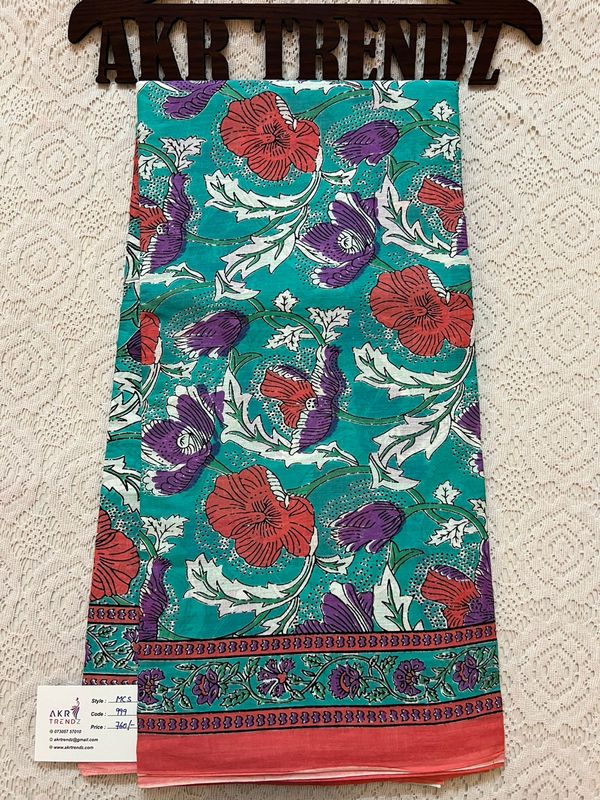 Mul cotton sarees