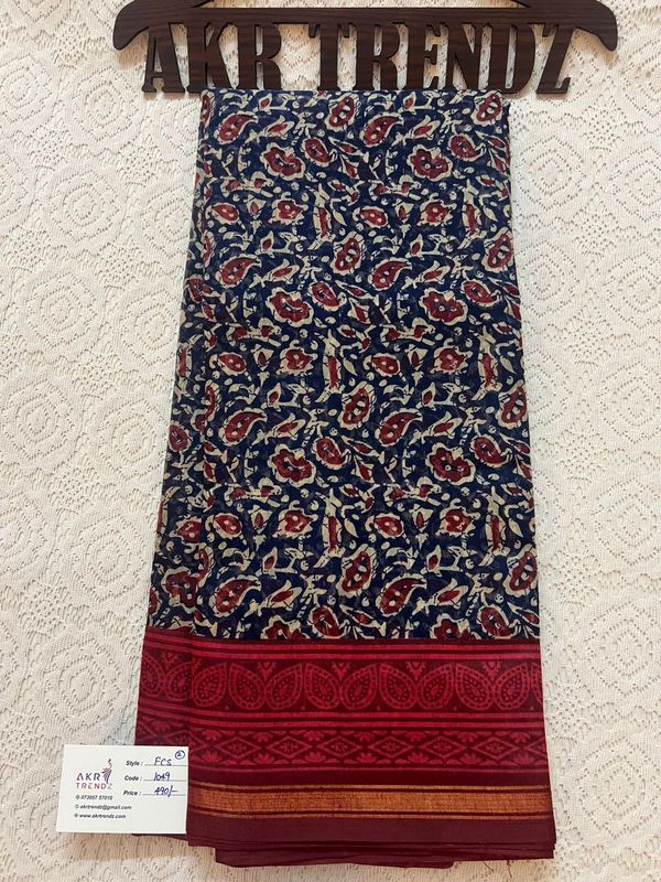 Fancy cotton sarees