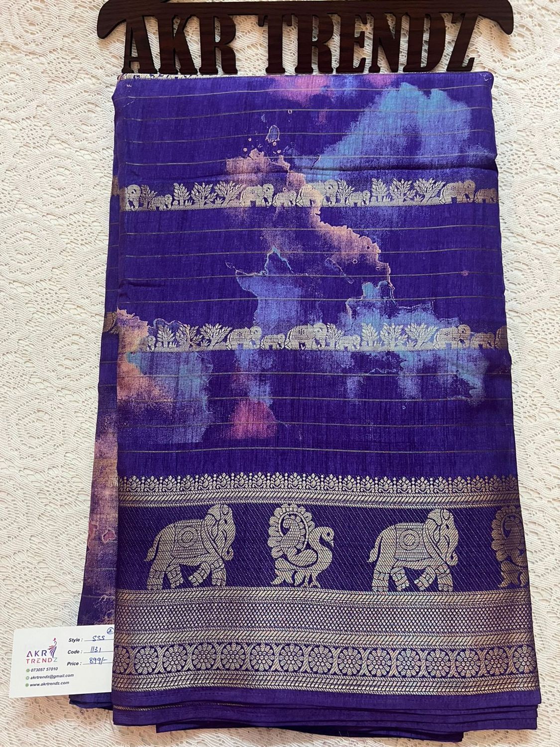 Fancy silk Georgette sarees​
