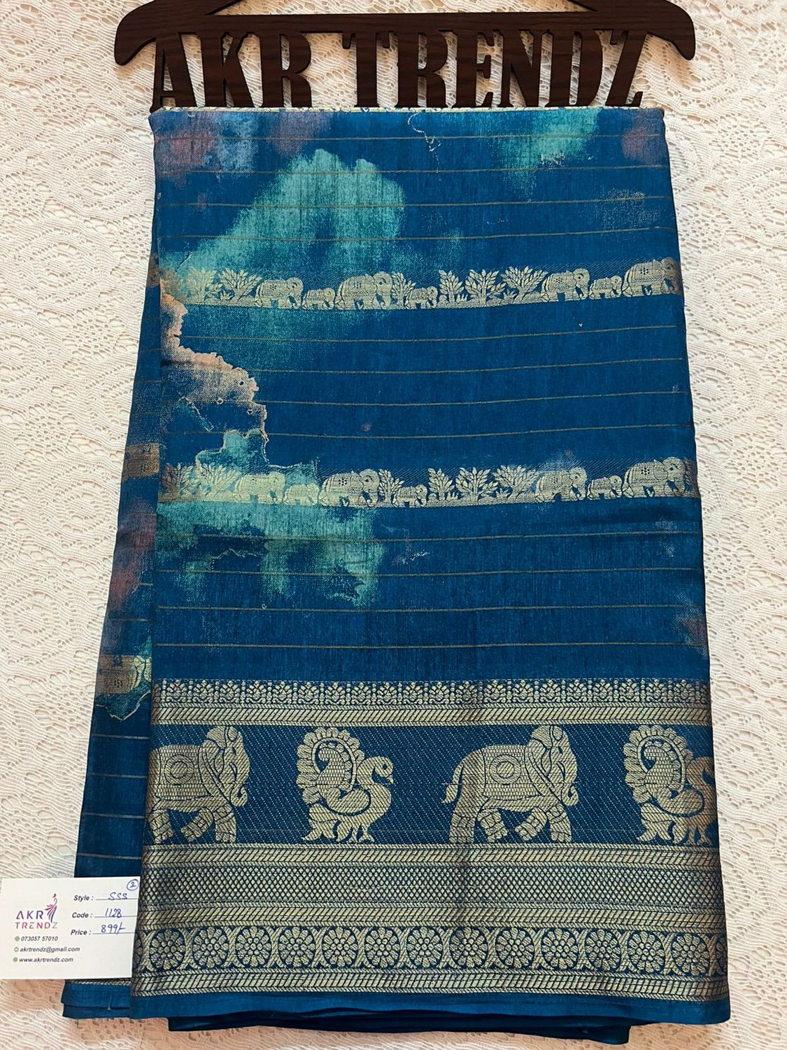 Fancy silk Georgette sarees​