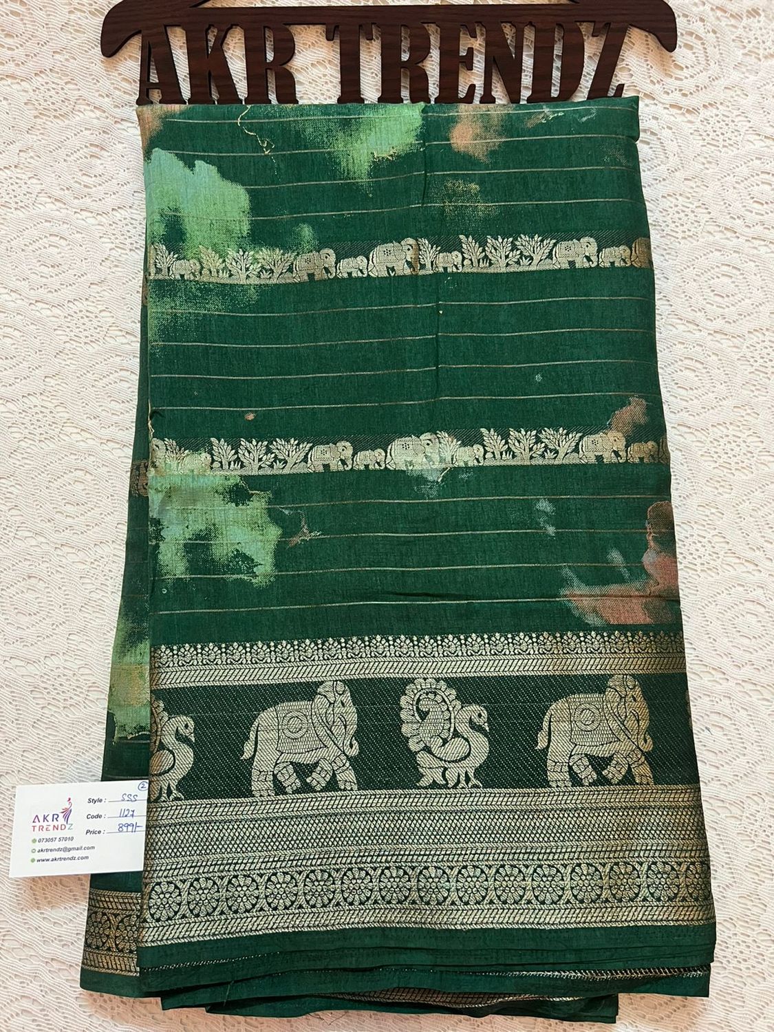 Fancy silk Georgette sarees​