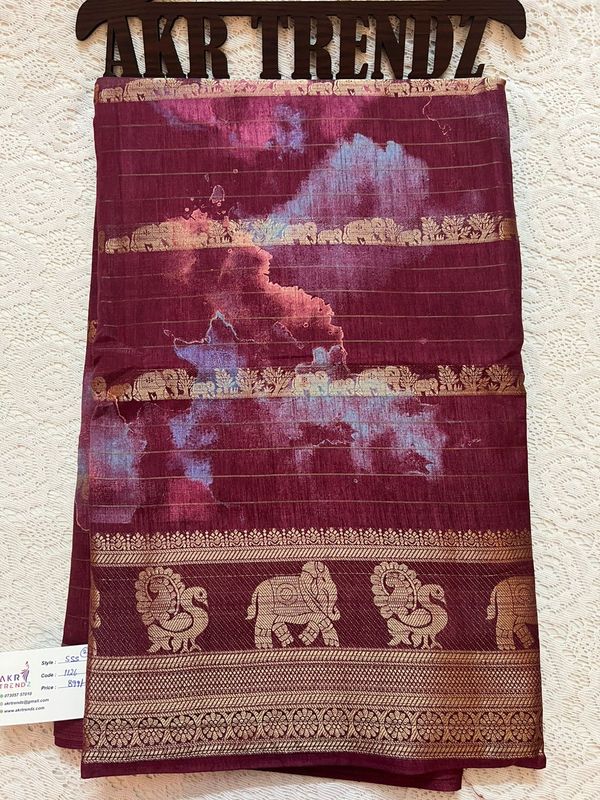 Fancy silk Georgette sarees​