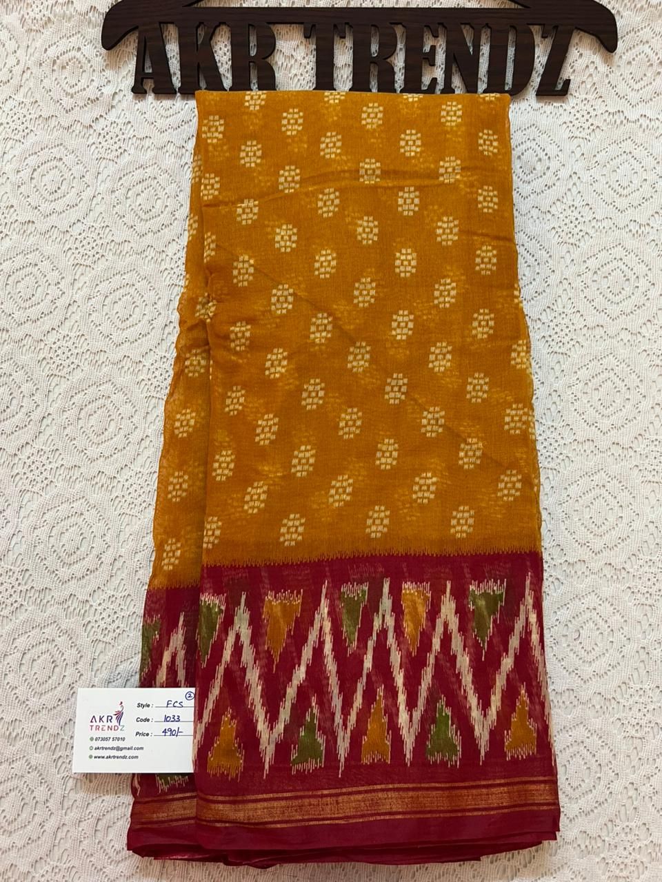 Fancy cotton sarees​