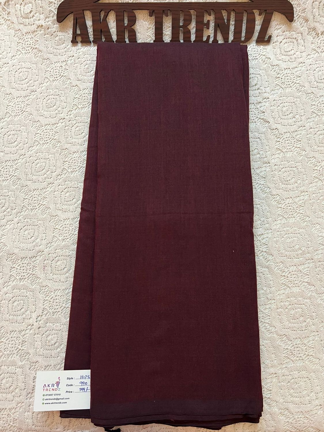 Handloom plain cotton sarees​