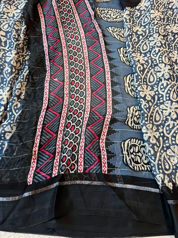 Satin Border Georgette sarees​