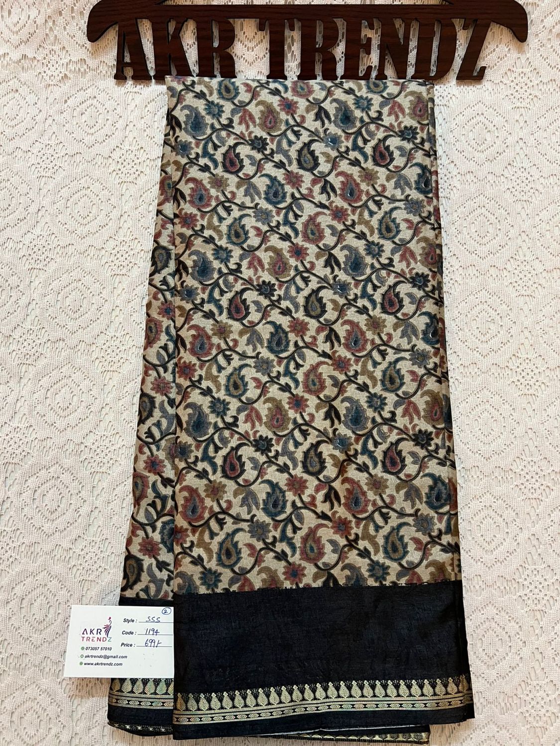 Printed silk sarees​
