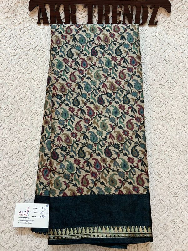 Printed silk sarees​