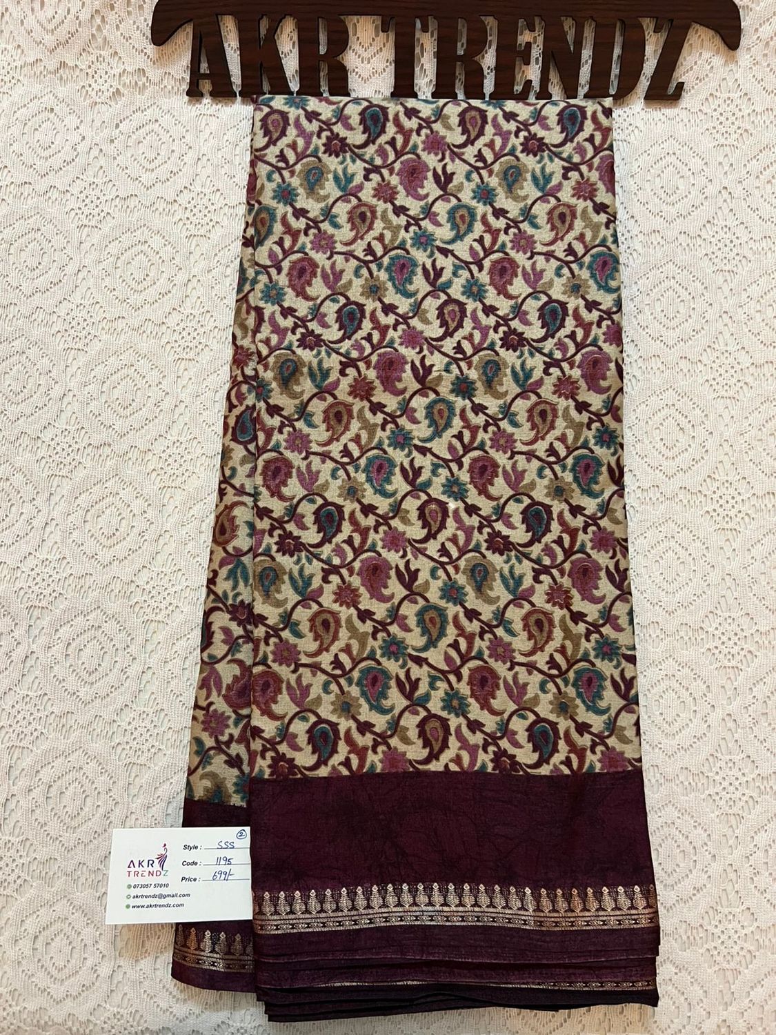 Printed silk sarees​