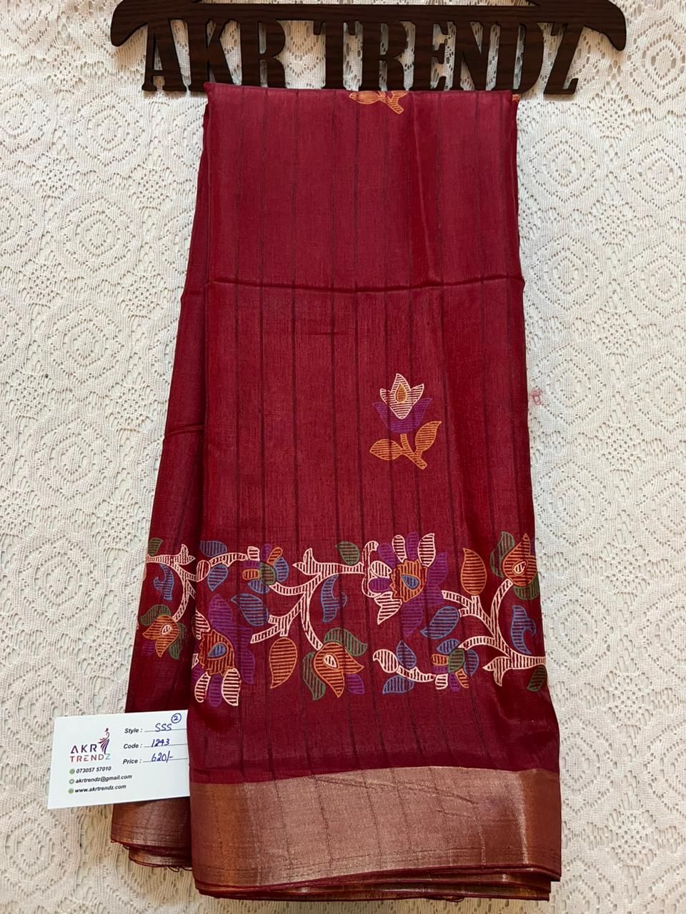 Printed soft silk sarees​