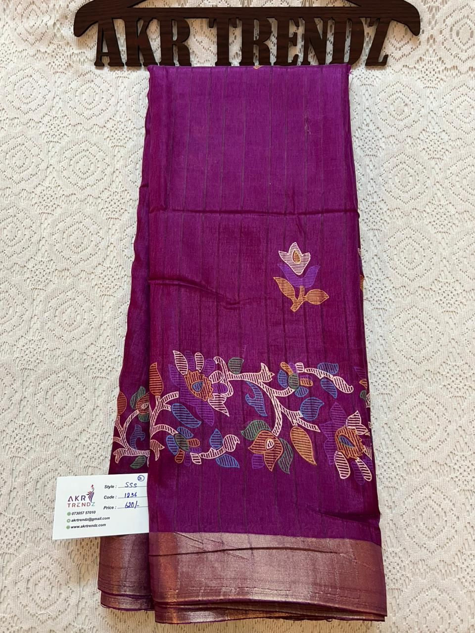Printed soft silk sarees​