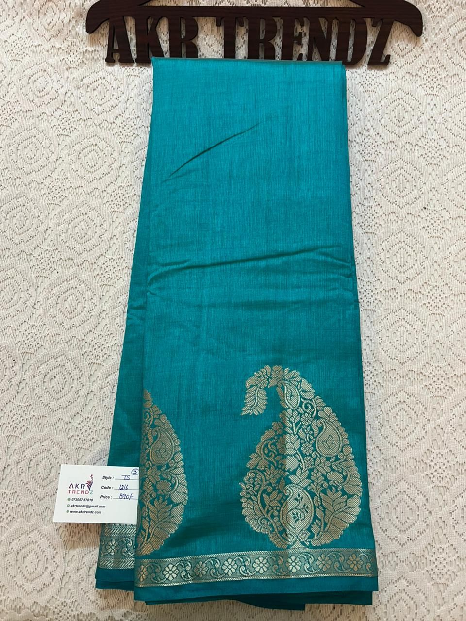 Semi Tussar silk sarees