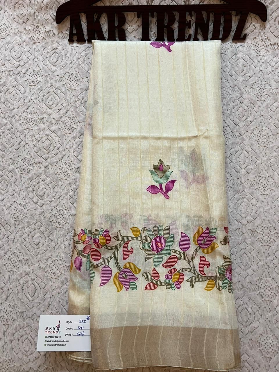 Printed soft silk sarees​