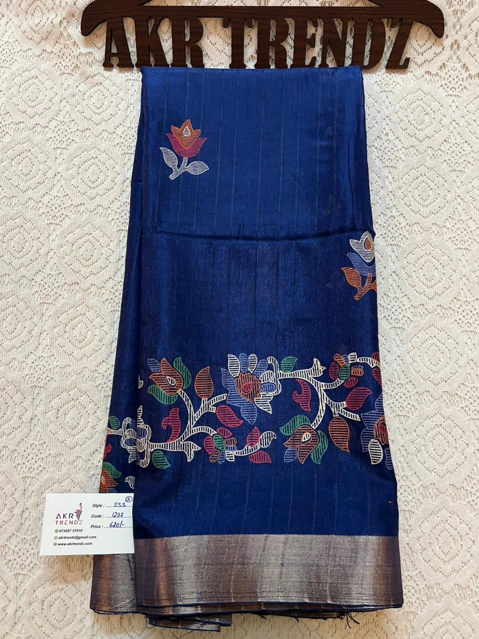 Printed soft silk sarees​