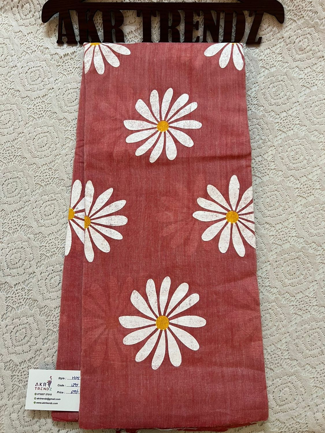 Daisy khadi cotton sarees