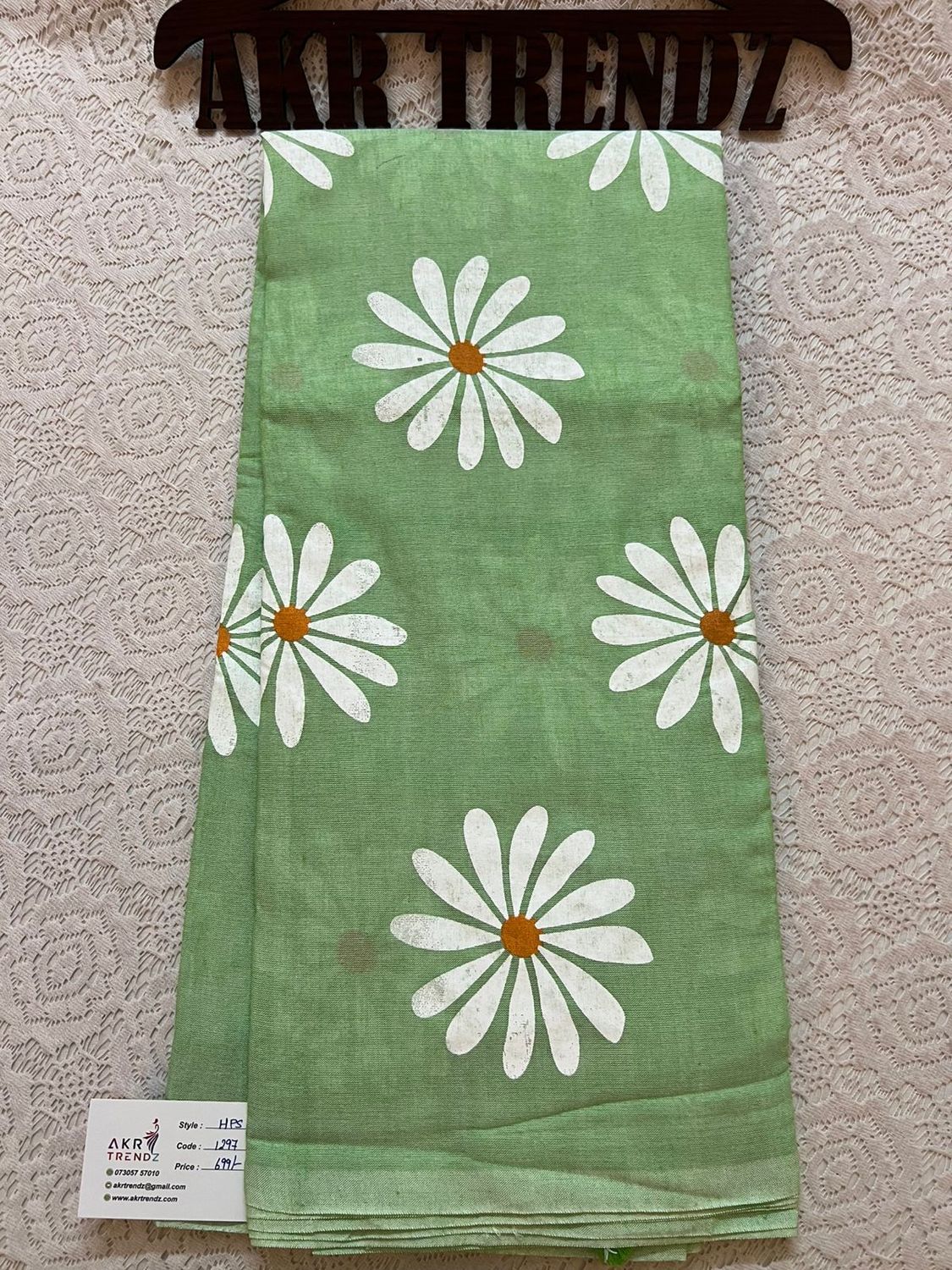 Daisy khadi cotton sarees