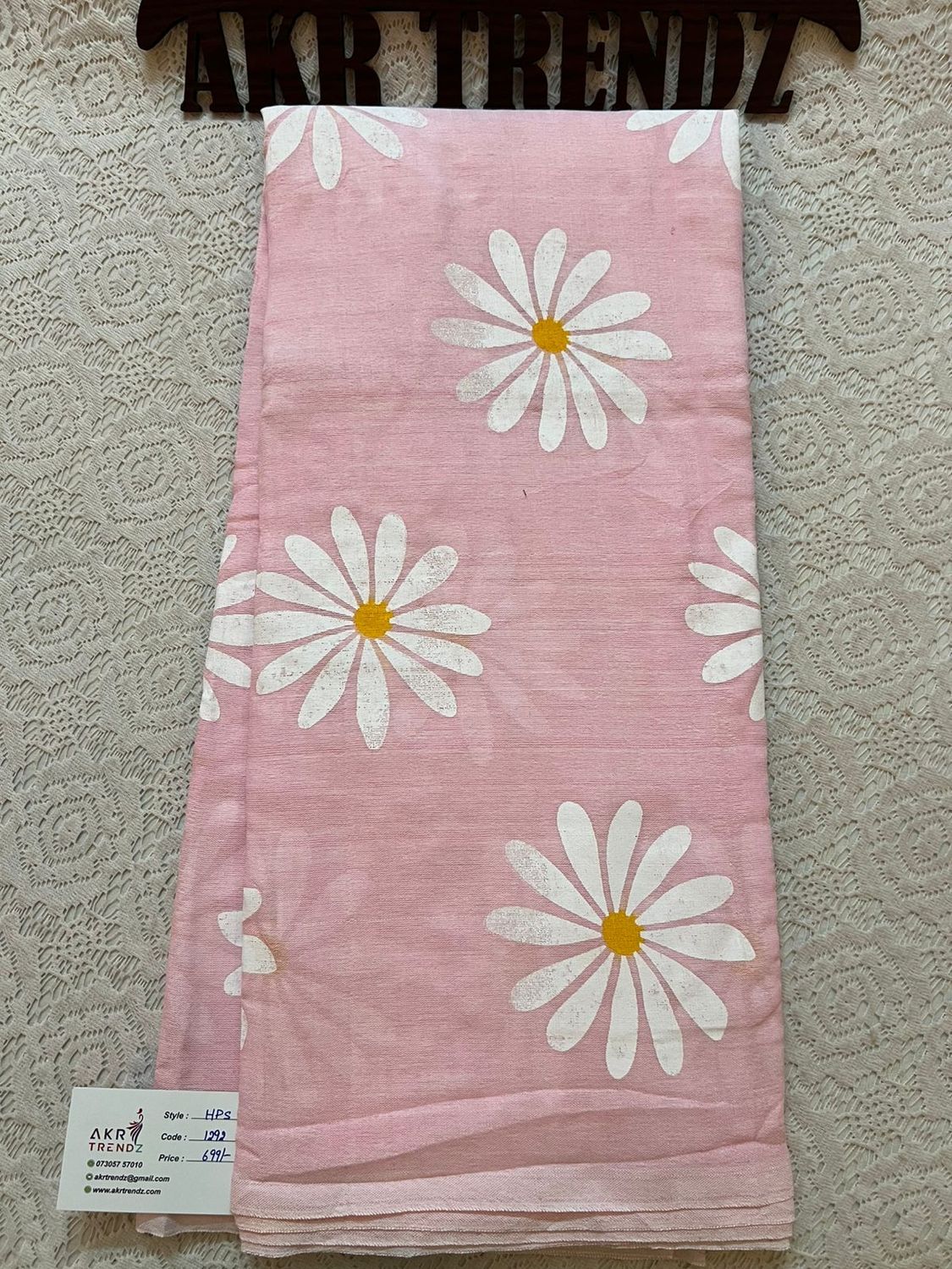 Daisy khadi cotton sarees