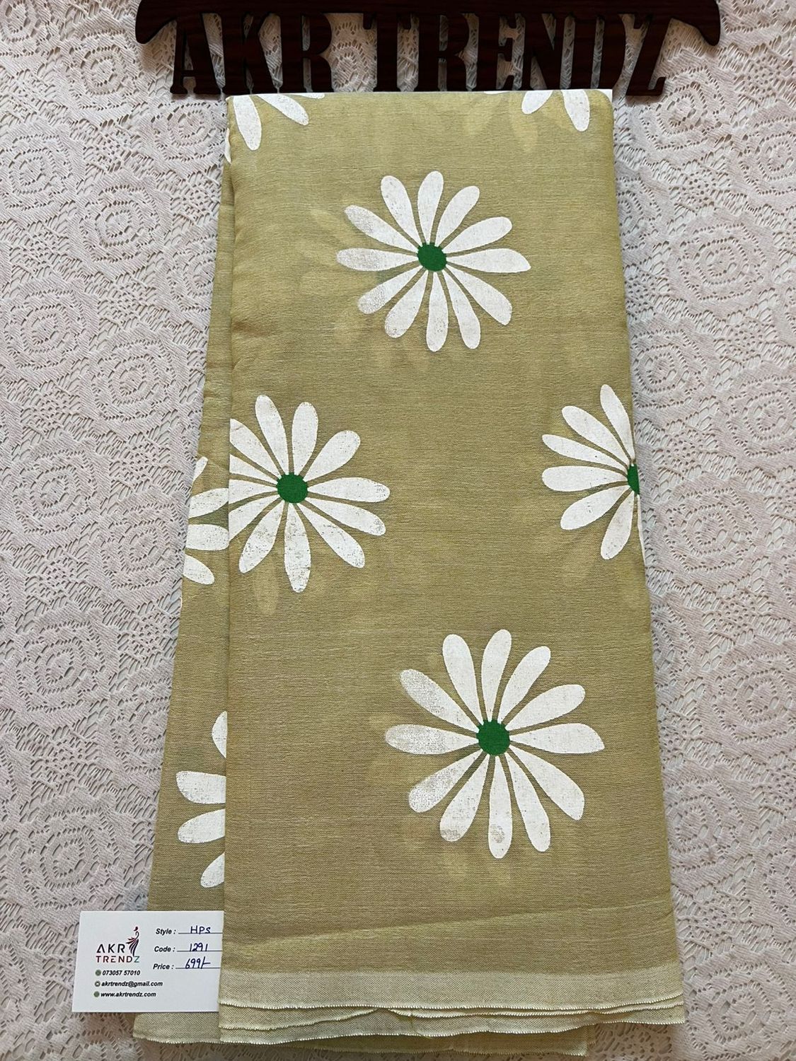 Daisy khadi cotton sarees