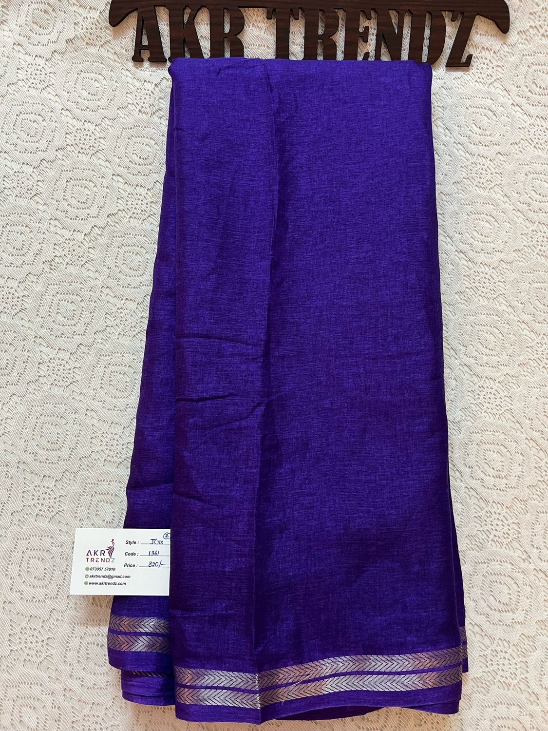 Thin border silk Georgette Sarees