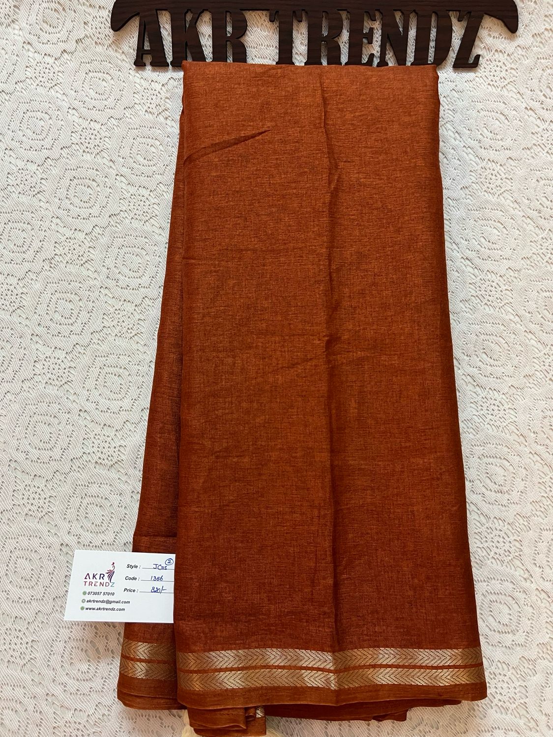 Thin border Silk Georgette Sarees