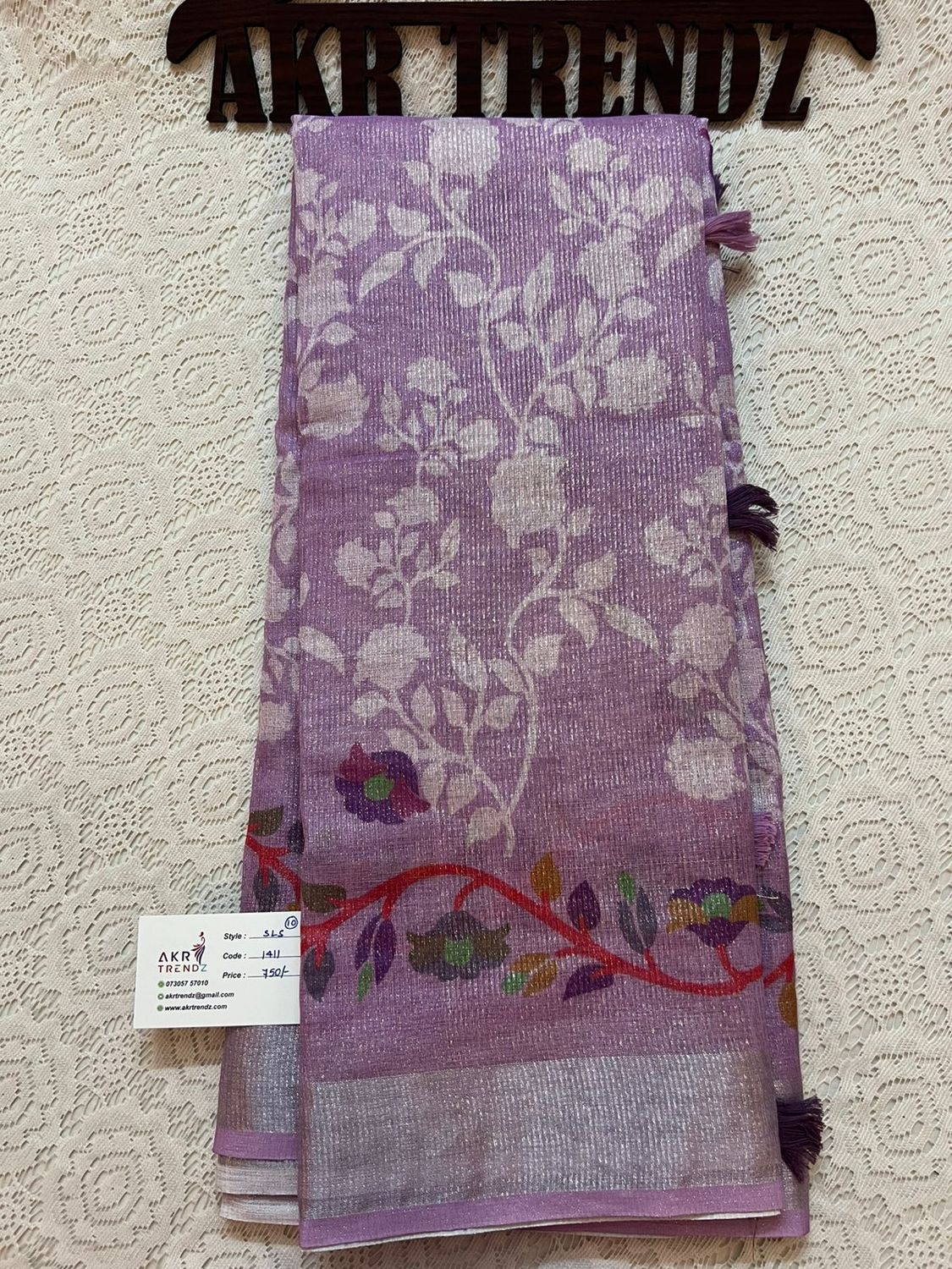 Shimmer Linen sarees