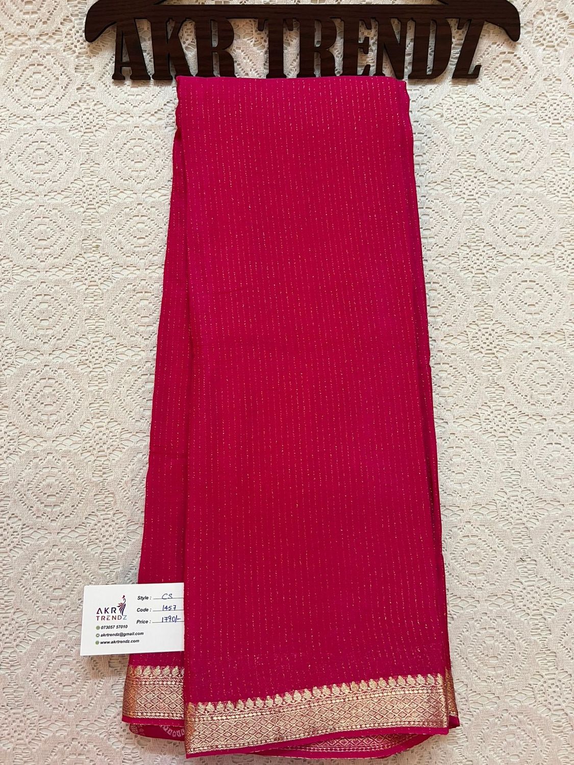 Chinnon silk sarees​
