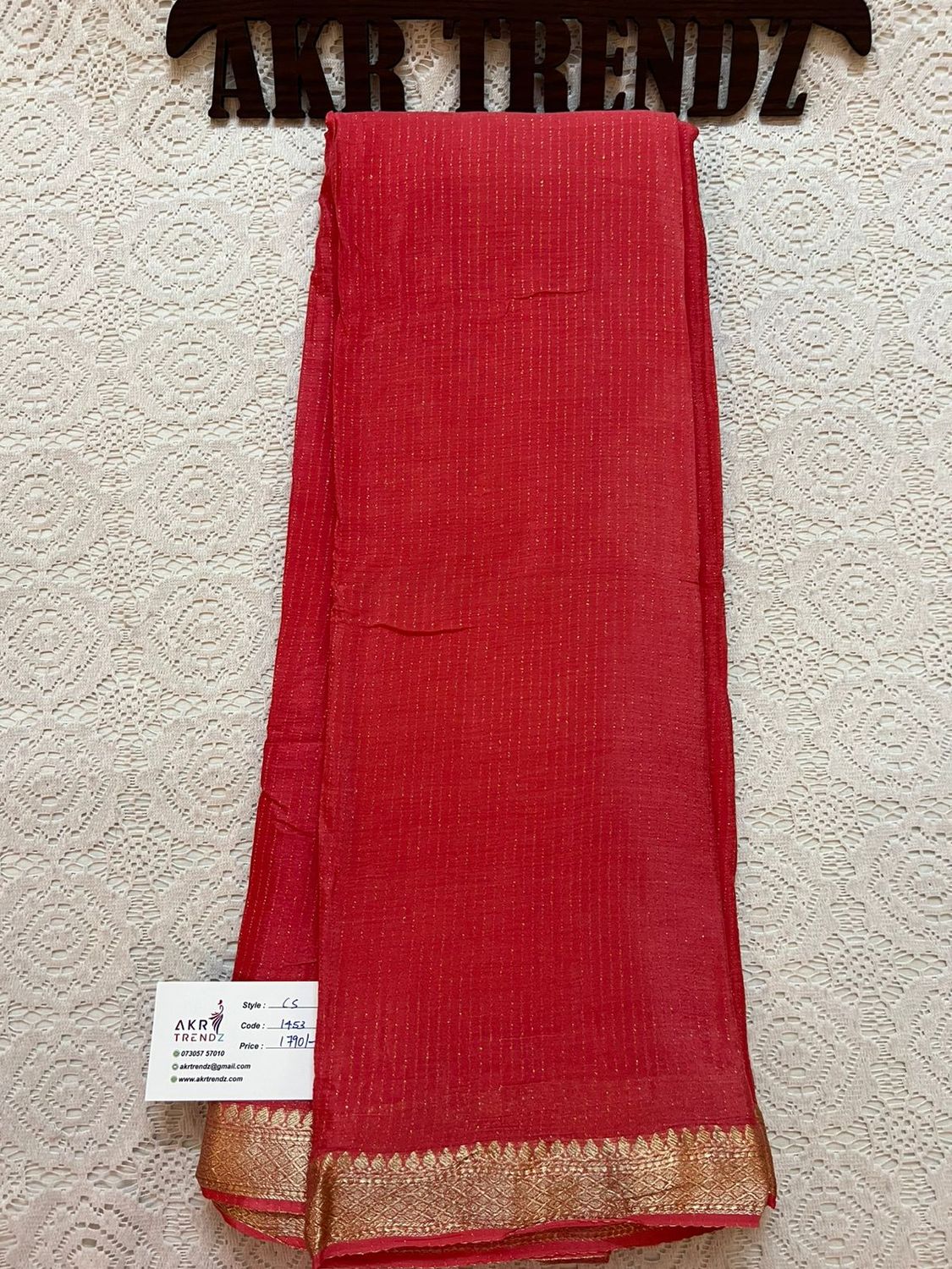 Chinnon silk sarees​