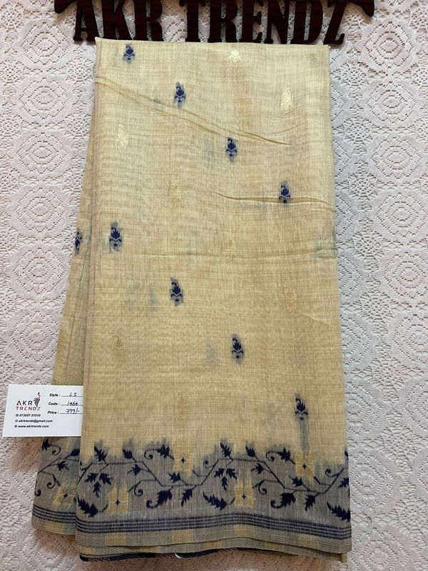 Handloom linen weaving sarees​