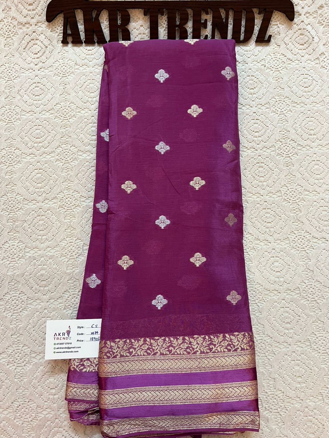 ​Chinnon silk sarees​