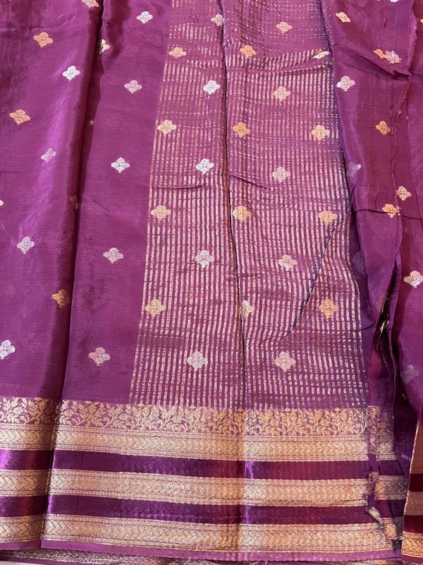 Bentex Border ​Chinnon silk sarees​