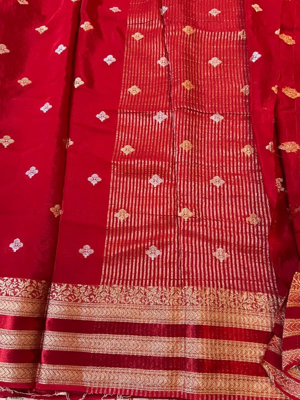 ​Bentex Border ​Chinnon silk sarees​