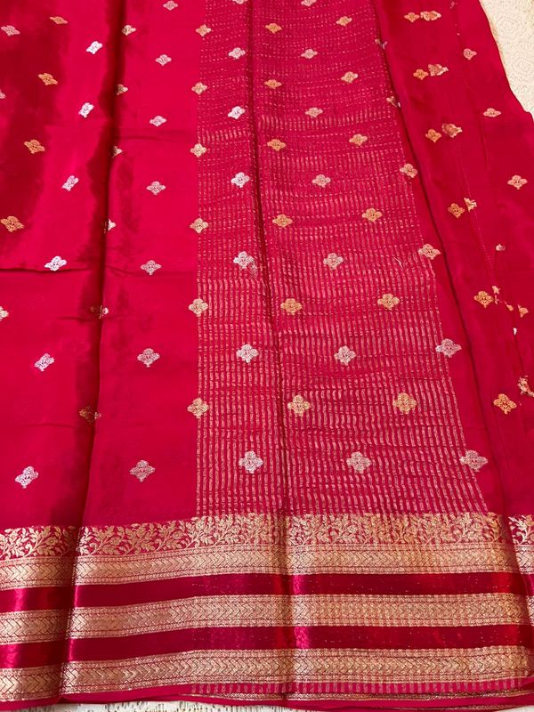 Bentex Border ​Chinnon silk sarees​