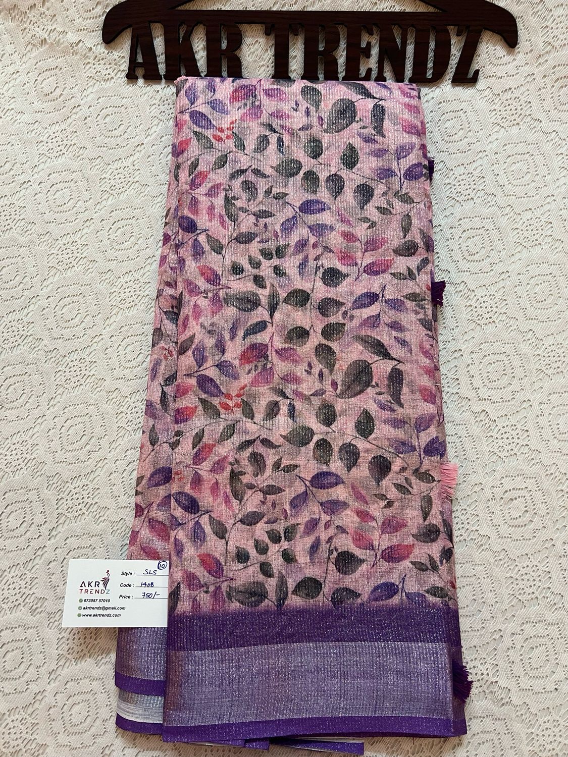 Shimmer linen Sarees