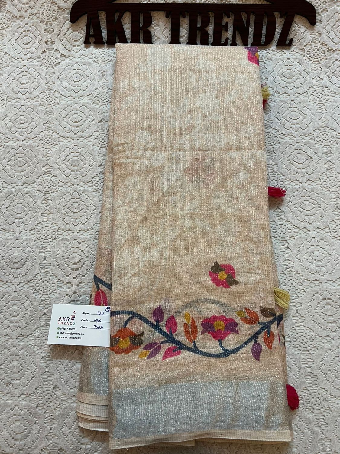 Shimmer Linen sarees