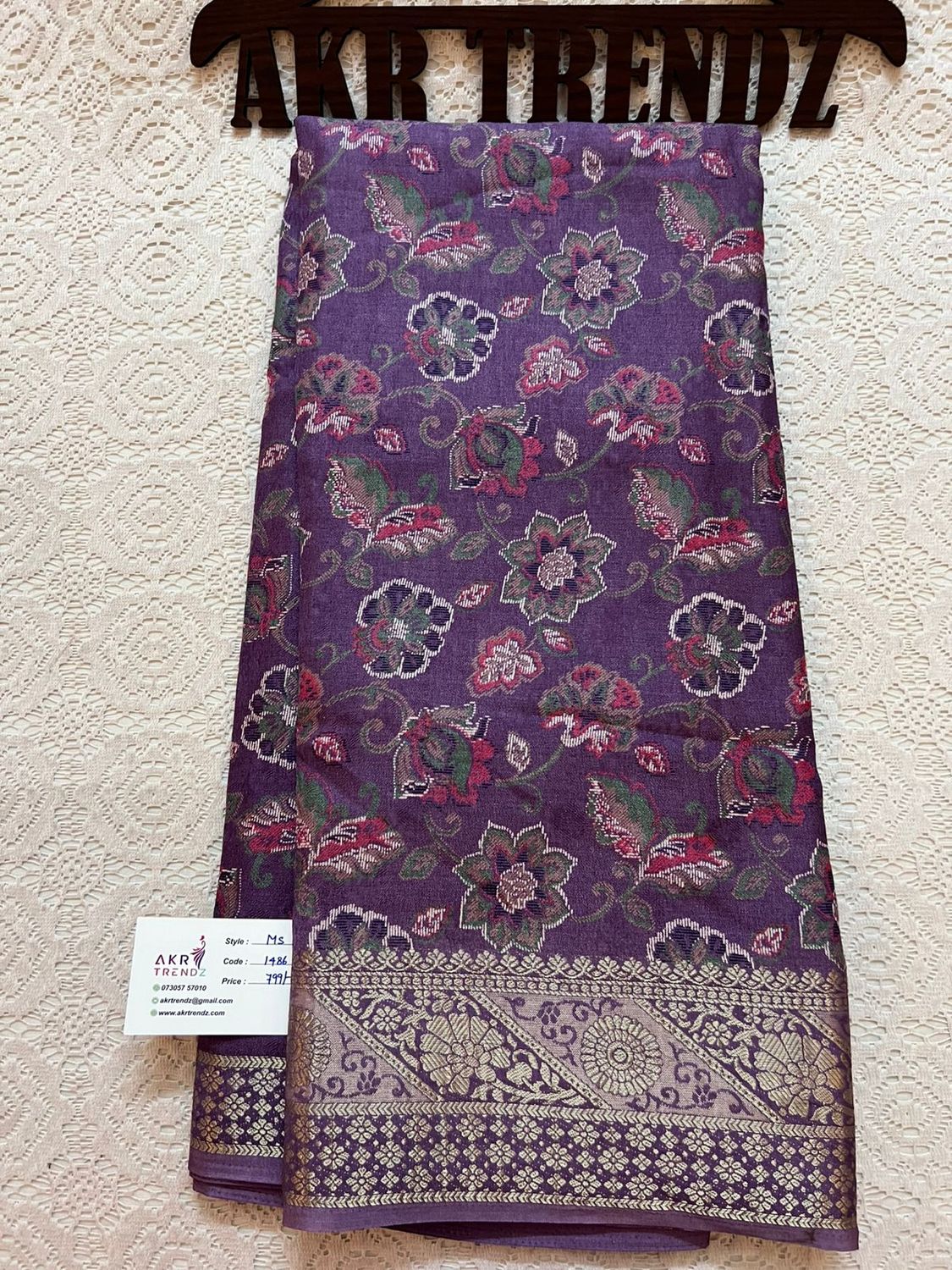 Jacquard border Georgette sarees​