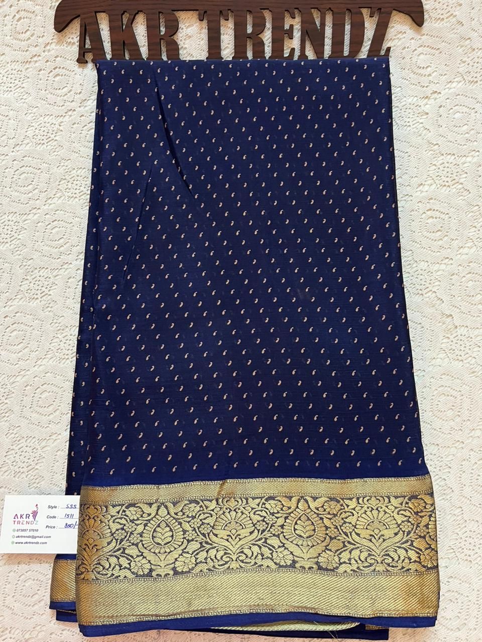 Jacquard border Georgette sarees​