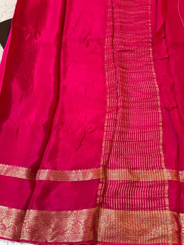 ​Bentex Border Chinnon silk sarees