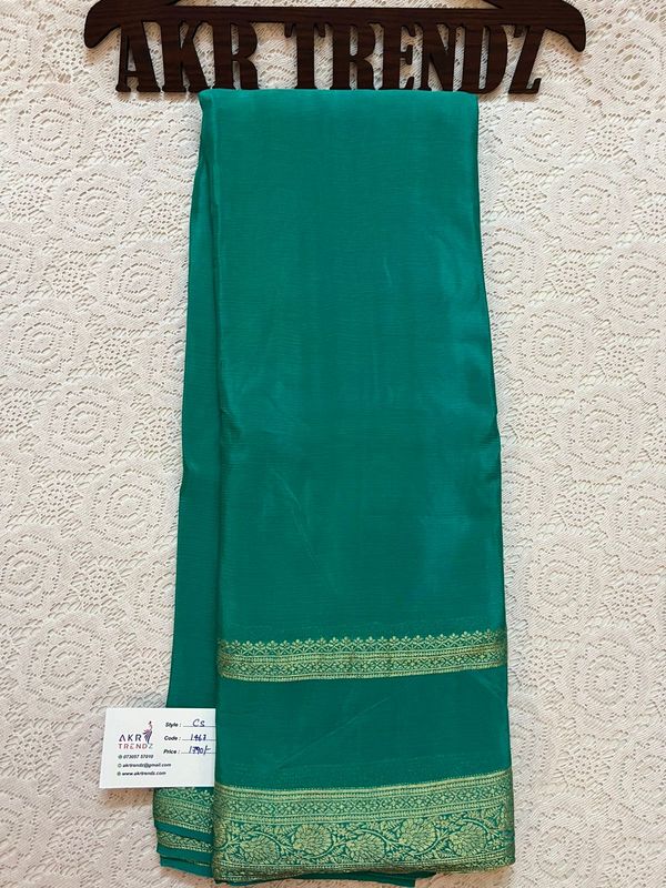 ​Bentex Border Chinnon silk sarees